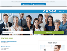 Tablet Screenshot of careers.aagdallas.com